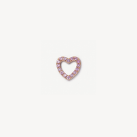 Rosy Heart Charm