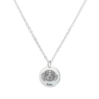 Pet Face Engraved Necklace